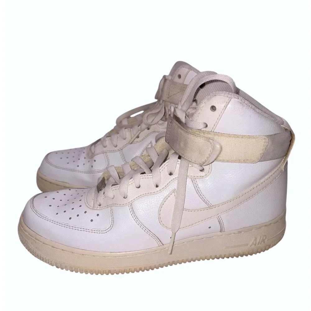 Nike Air Force 1 High 07 Size‎ 13 White CW2288-111 Leather High Top Sneakers